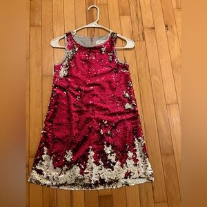 Girl’s Sequin Dress Pink/Silver